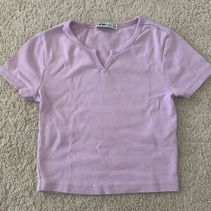 Purple Crop Top